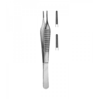 SCISSORS & DISSECTING FORCEPS WITH TUNGSTEN CARBIDE INSERTS